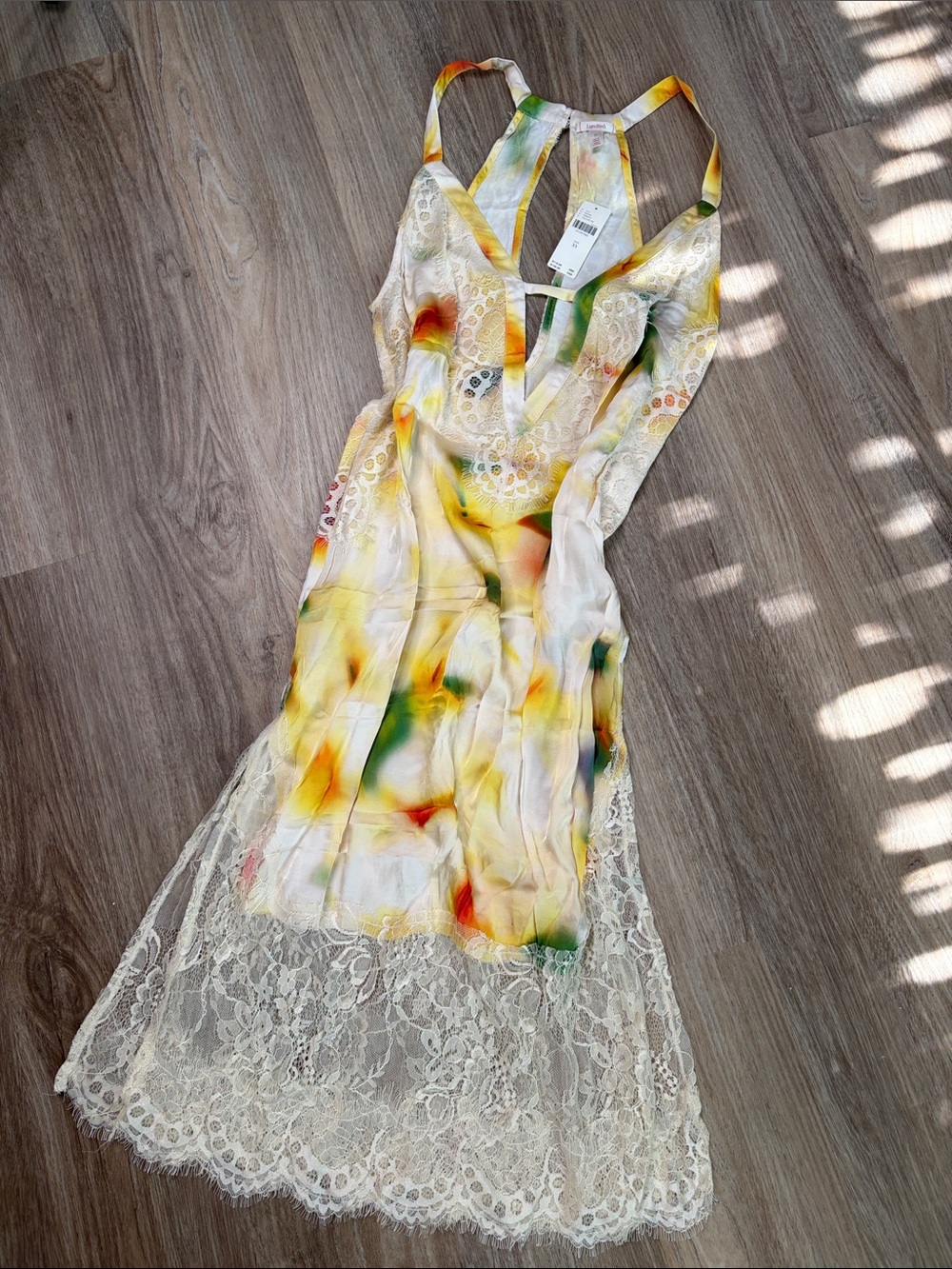 NWT Anthropologie LyreBird Midi Slip Dress Size XS